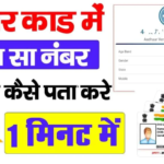 Aadhar Card Me Mobile Number Kaise Check Kare 2025: चुटकी में पता करें आधार कार्ड में कौन सा नंबर लिंक है?