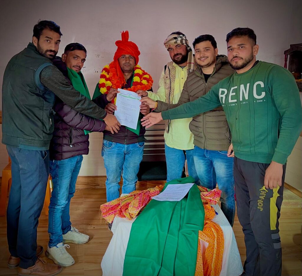 भारतीय किसान यूनियन लोकशक्ति के हरीश पाठक बने जिला महासचिव, किसानों में दौड़ी खुशी की लहर