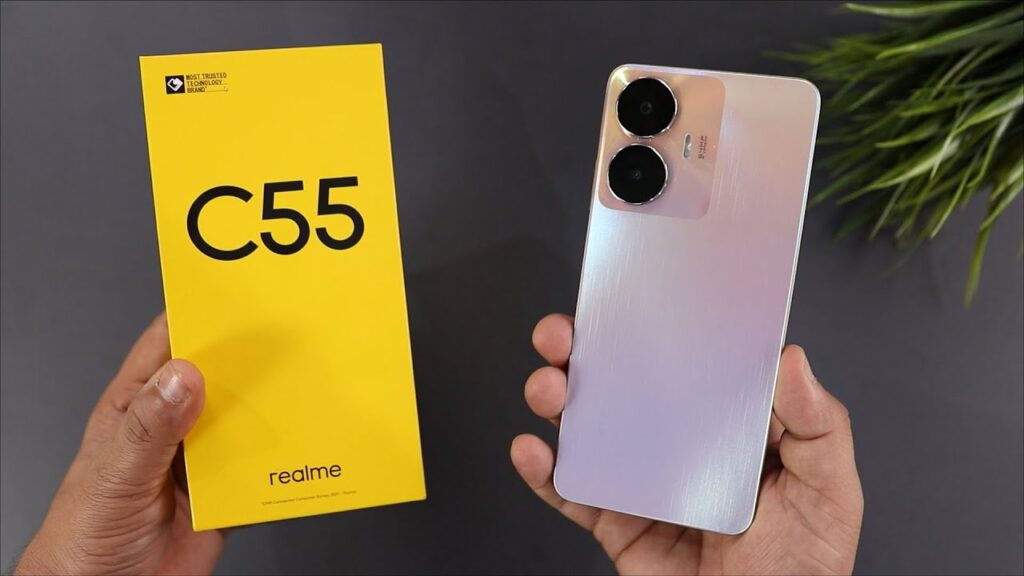 Realme C55 New Smartphone:  6GB Ram ke साथ 64MP सुपर कैमरा स्मार्टफोन लॉन्च।