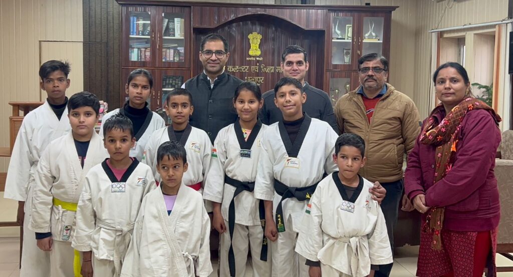 Bharatpur News: 9 players of Jaishankar Tiger Club selected in 7th National Taekwondo Championship