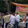 जगन्नाथजी रथयात्रा में भक्तों को वितरित की गई शीतल मिल्क रोज व खिचड़ी प्रसादी
