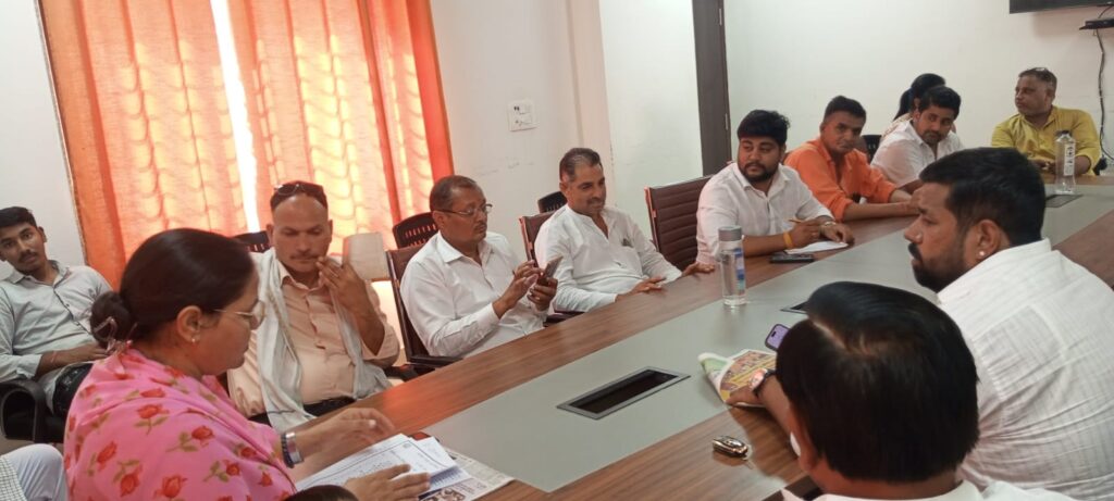 BJP's preparations for CM's visit are in full swing, meeting held under the chairmanship of District President Shivani Dayama