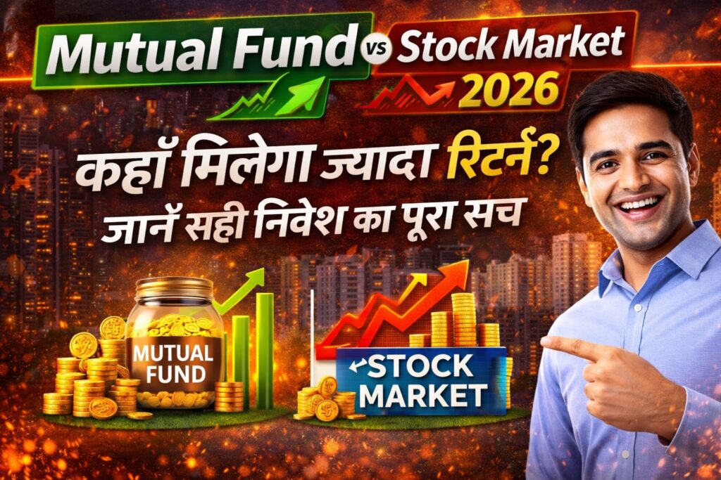 Mutual Funds vs. Stock Market 2026: Where will you get the highest returns? Learn the full truth about investing wisely.
