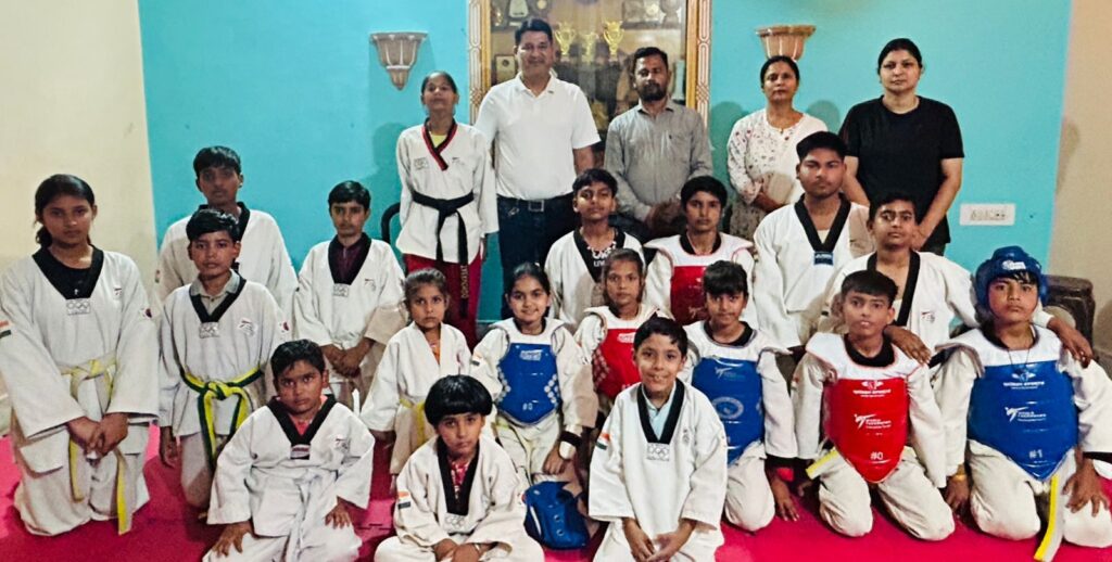 Bharatpur Sports News: Jaishankar Tiger Club's grand event: Judo, Karate and Taekwondo players showed their strength