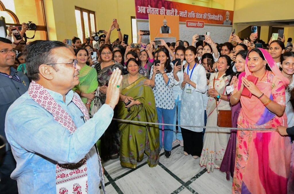 Nari Shakti Vandan Sammelan in Jaipur: CM Bhajanlal Sharma said – 33% reservation will increase women's participation