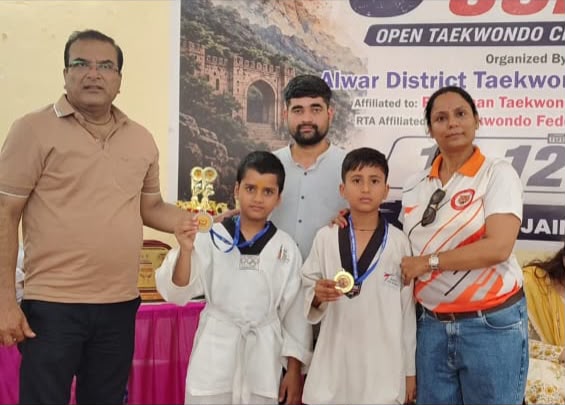 BharatpurNews: स्तर की सरिस्का कप ताइक्वांडो चैंपियनशिप में भरतपुर के खिलाड़ियों का परचम युवाओं ने दम दिखाया। 3 208663