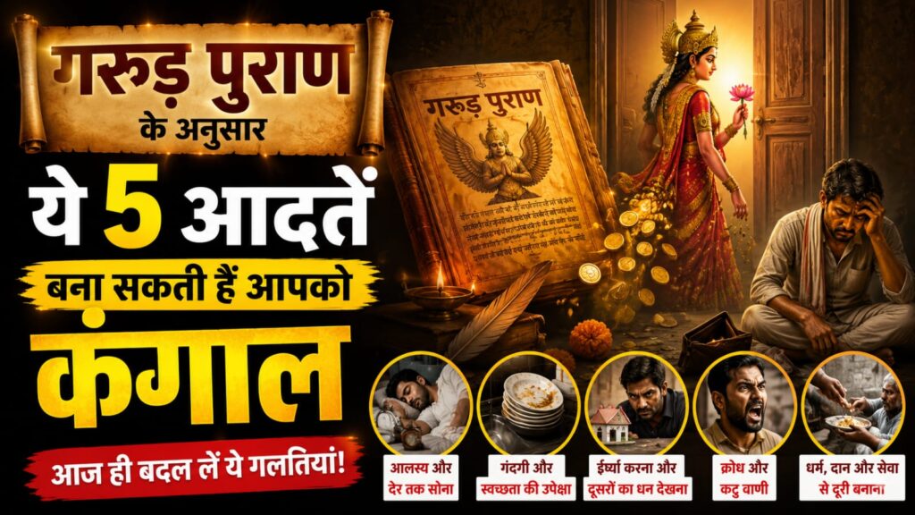 According to Garuda Purana, these 5 habits can make you poor, change these mistakes in time.