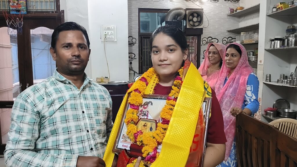 NEET 2026: भरतपुर की जागृति शर्मा ने हासिल की AI Category Rank 2118, राष्ट्रीय परशुराम सेना ब्रम्हावाहिनी ने किया भव्य सम्मान 2 NEET 2026: Bharatpur girl Jagriti Sharma secured AI Category Rank 2118, honoured by Rashtriya Parashuram Sena Brahmavahini